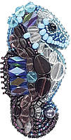 БП-198 Набір для виготовлення брошки Crystal Art "Морський коник" , Код товару: 1065754