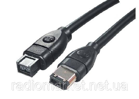 Шнур мультимедійний Firewire IEEE 1394B (штекер 6рin-штекер 9pin), 1,5метра