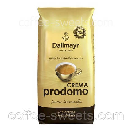 Кава зернова Dallmayr Crema prodomo 1 кг, фото 2