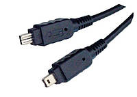 Шнур мультимедийный Firewire IEEE 1394B (штекер 4рin -штекер 4рin), 1,5метра