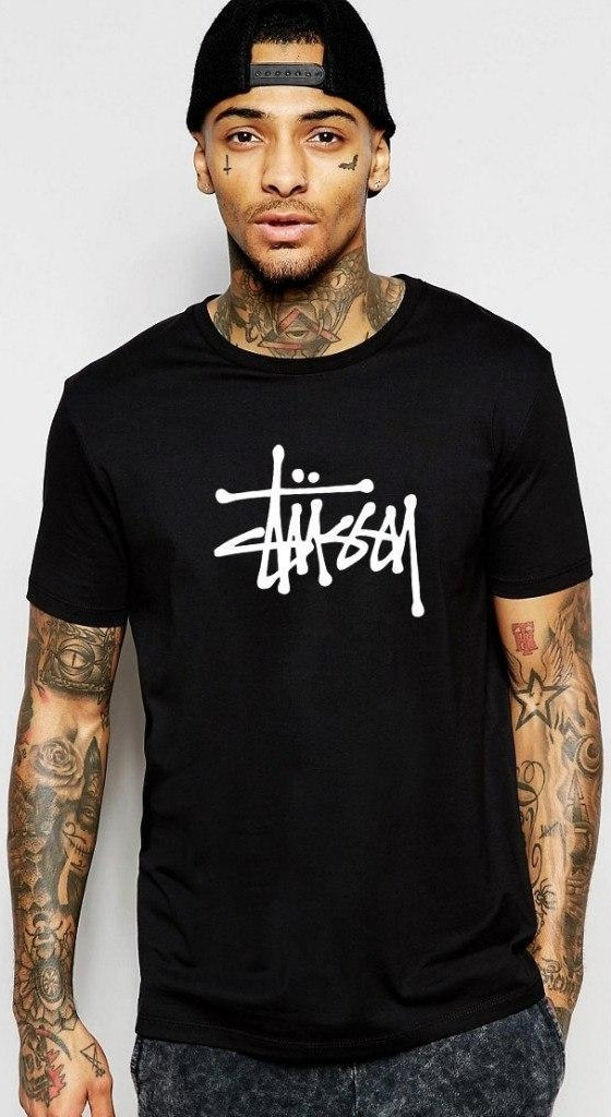 Футболка чоловіча Stussy, стуссі чорна