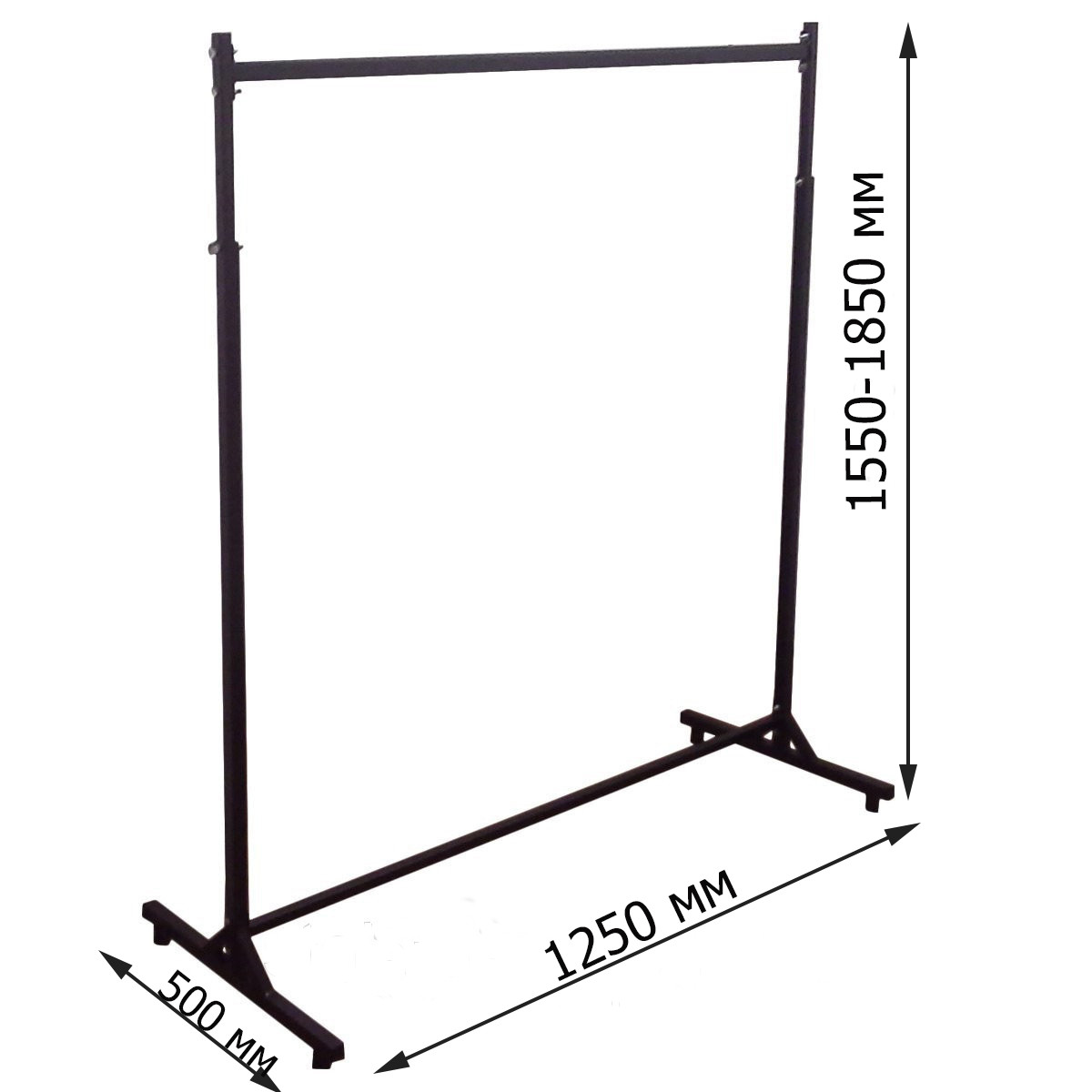 Стійка вішалка металева з регульованою висотою для одягу (від виробника )