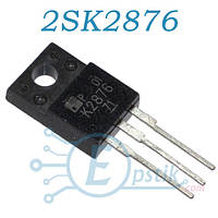 2SK2876, MOSFET транзистор N канал, 500В, 6А, TO220F