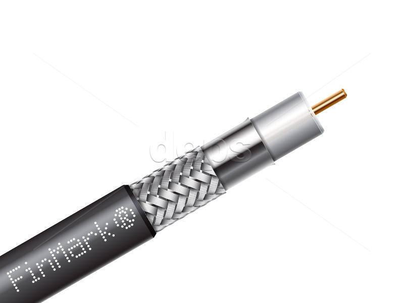 Телевізійний кабель РF 690 BV FinMark чорний