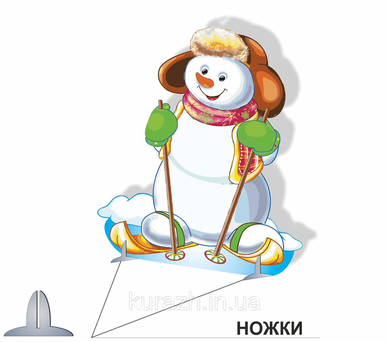 Декорація "Сніговик"