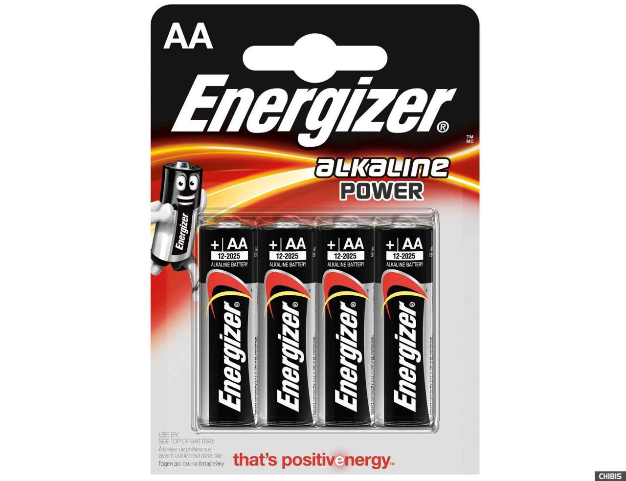 Батарейка ENERGIZER Alkaline Power AA/LR6 (4шт)