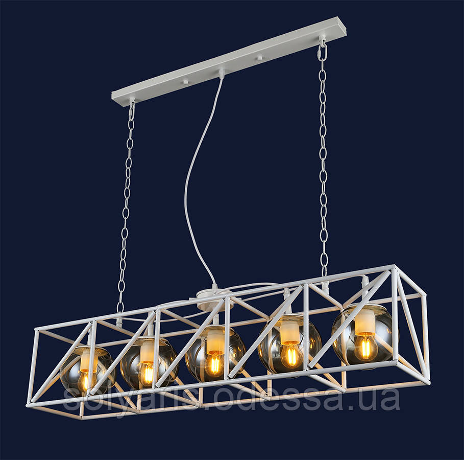 Люстра лофт 761CT05-5 WH
