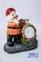 Газонний світильник на сонячній батареї Lemanso CAB126 гном