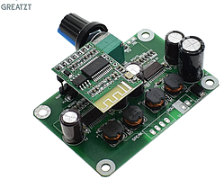 Звуковий підсилювач з Bluetooth 4.2 TPA3110 30 Вт + 30 Вт 12-24 вольта