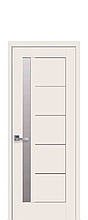 Дверне полотно Грета Магнолія зі склом сатин