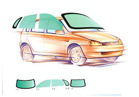 Автоскла.Широкий асортимент на будь-які автомобілі.