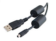 Шнур штекер USB тип А -штекер mini USB 8pin, 1,5метра 