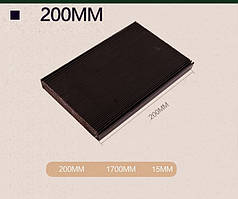 Гофрозахист для верстата, гофрована шторка 200 мм. Захист напрямних і ШВП.