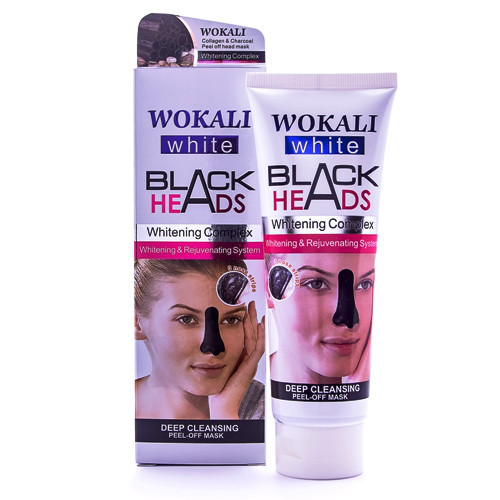 Маска для обличчя очисна WOKALI Blackheads Whitening Complex 130 мл
