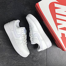 Кросівки чоловічі Nike Air Force AF 1,білі 44, фото 3