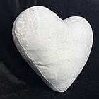 Подушка серце плюшева PREMIUM для сублімації від виробника Україна, фото 2