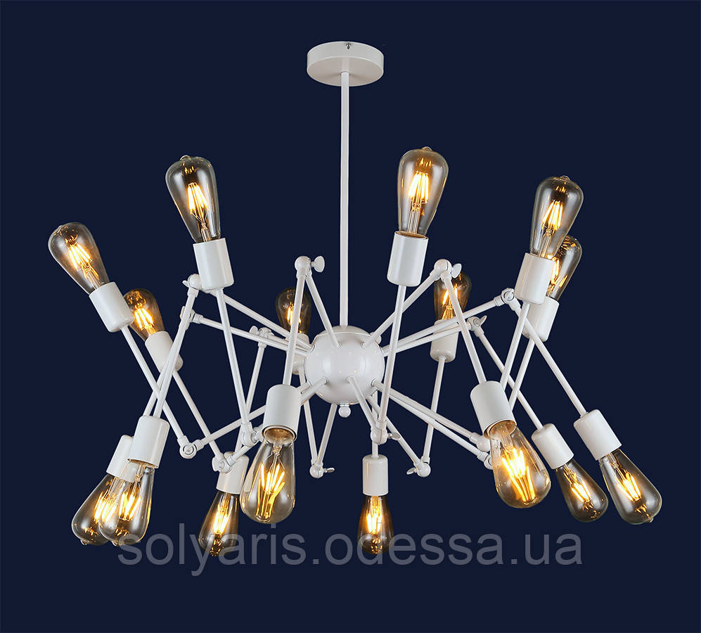 ЛЮСТРА SPIDER лофт-павук 761ZD016-16 WH