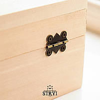 Заготовка скриньки липова STRYI для різьблення та декупажу 240х140мм, фото 7