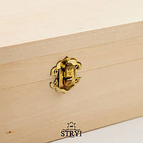 Заготовка скриньки липова STRYI для різьблення та декупажу 240х140мм, фото 6