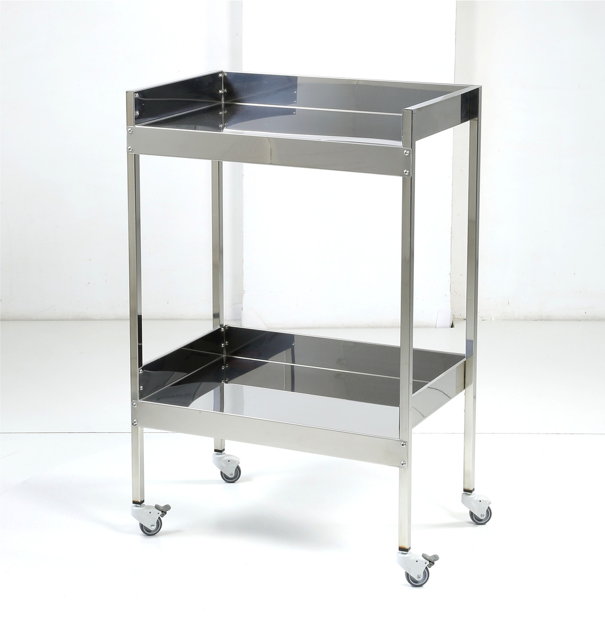 Стіл медичний-стелаж медичний на 2 полиці (600) СтС-2П-600 стіл інструментальний стіл маніпуляційний