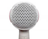 Фен для подорожей Gemei GM-1756, рожевий, фото 4