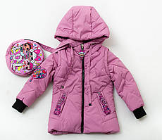 Куртка-жилет для дівчинки «Лолі» + сумка