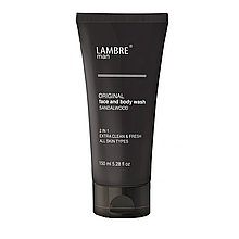 Чоловічий гель для вмивання і душа LAMBRE MAN Original Face and Body Wash з ароматом сандалового дерева 150мл