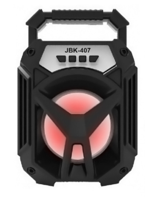 Портативна Bluetooth колонка SPS JBK-407, чорна, фото 1