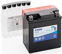 Аккумулятор мотоциклетный 6Ah 100A EXIDE ETX7L-BS = YTX7L-BS , Honda , Yamaha , Suzuki , Kawasaki , KTM