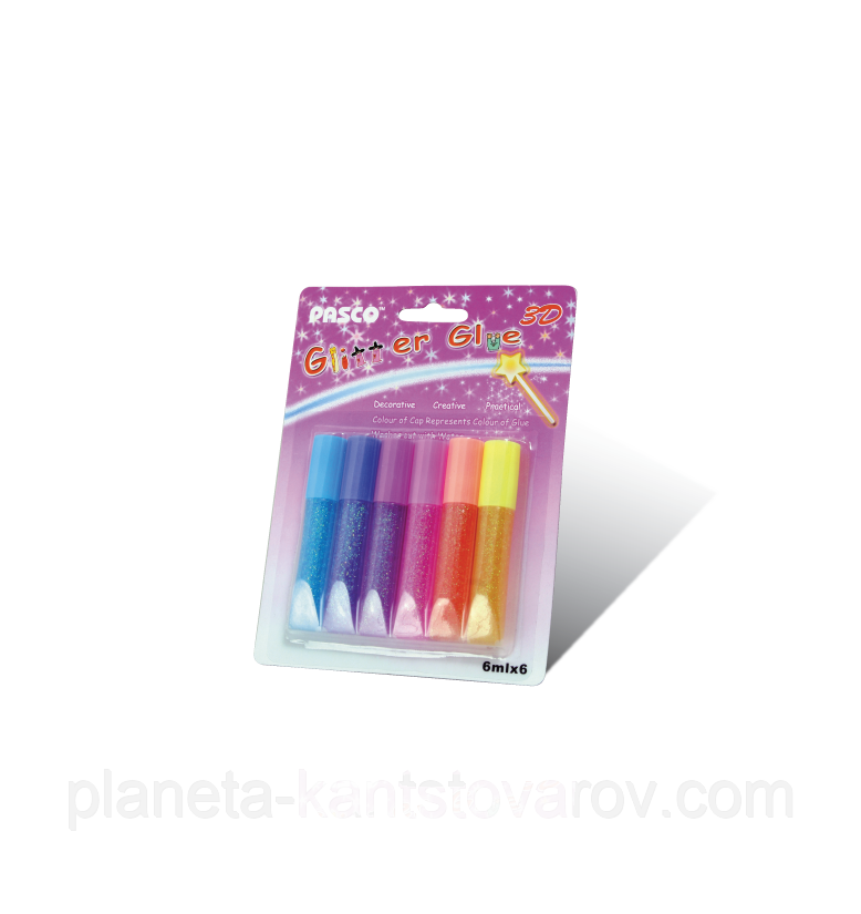 Клей з блискітками F-003-1