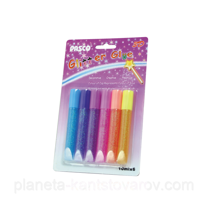Клей з блискітками F-004-1
