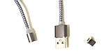 Кабель магнітний Magnetic Cable Lightning M3 4992, круглий, фото 3