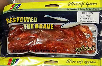 Силіконова принада виброхвост EOS 8.5 см 42