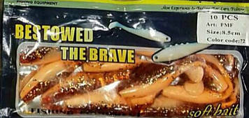 Силіконова принада виброхвост EOS 8.5 см 72