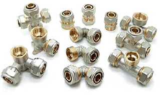 Фітинги для металопластикових труб (обтискні)