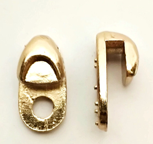 Крючок обувной под заклепку, литой, золото (500 шт): продажа, цена в ...