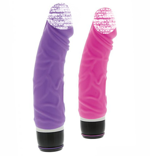 Силіконовий вібратор purfect silicone classic 6.5 inch purple