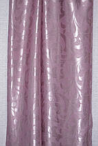Штора Блекаут "Вищість" рожевий світлонепроникні штори, фото 3
