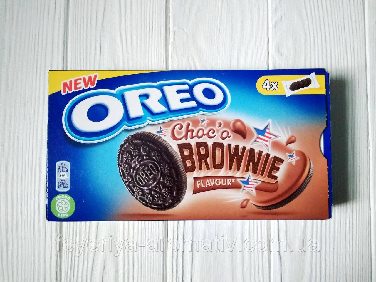 Печиво шоколадне Oreo Choco Brownie flavour 176г (Швейцарія)
