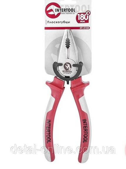 НТ-0105 плоскогубці 180 мм ПРОФ Intertool