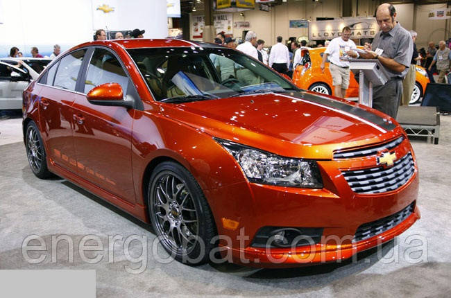 Накладки на пороги Chevrolet Cruze "Z-line", Шевроле Круз тюнінг