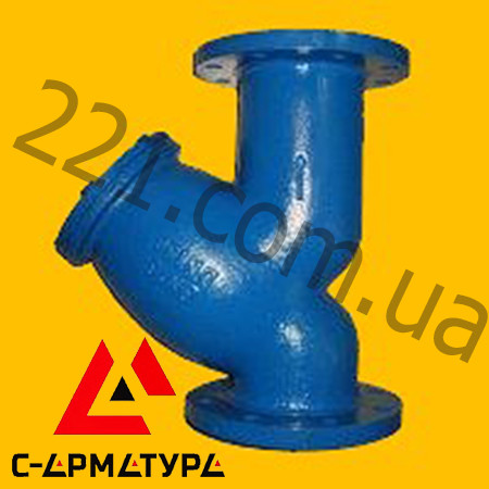 Фільтр фланцовий осадовий чавунний Ду200 Ру16 виробництва (Україна)