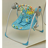 Крісло-гойдалка Bambi 32006( блакитна), фото 4