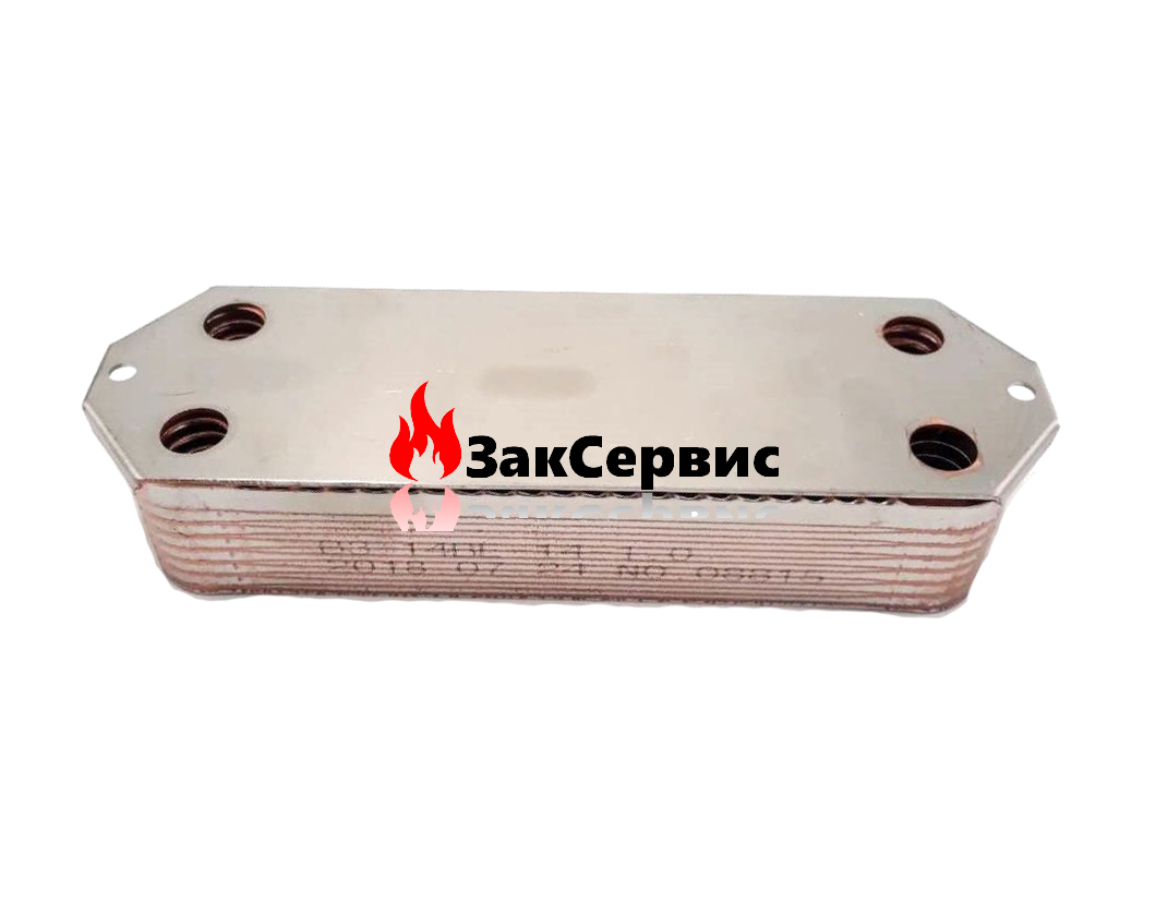 Вторинний теплообмінник на газовий котел Viessmann Vitopend WH0A 14 пластин 7822799