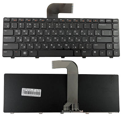 Клавіатура для ноутбука DELL (Inspiron: 5520, M4110, M5040, M5050, N4110, N5040, N5050, Vostro: 1540, 3550)