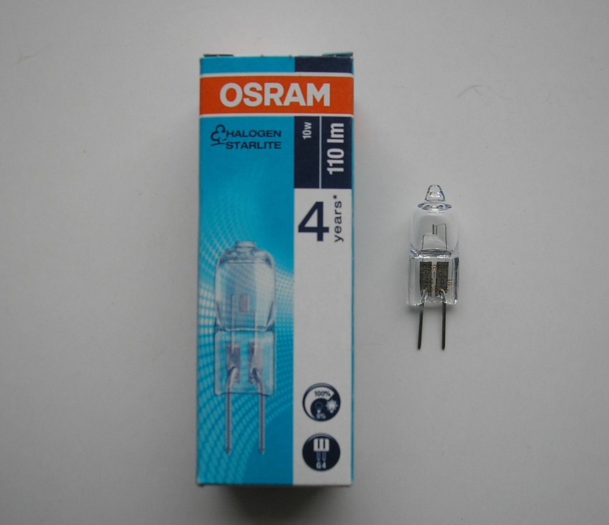 Лампа OSRAM 64410 S 6V 10W G4 (Німеччина), фото 1
