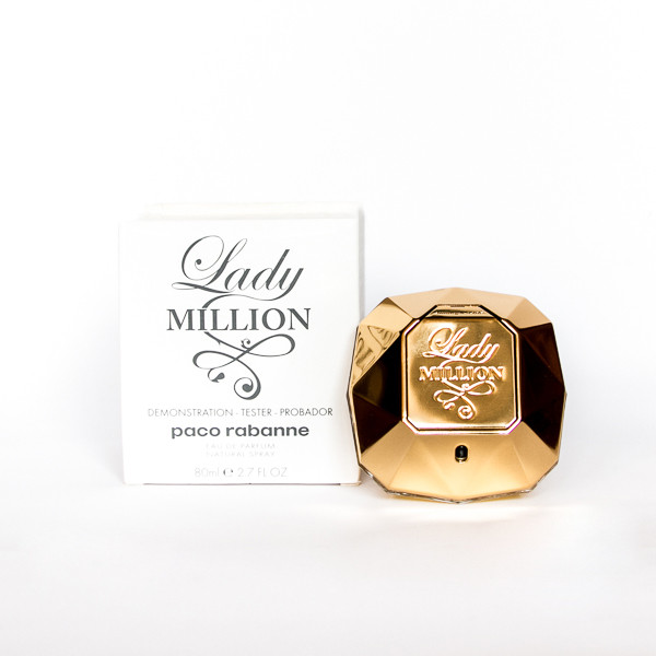 Жіноча парфумована вода Paco Rabanne Lady Million 80ml тестер оригінал, фруктовий квітковий аромат