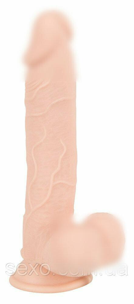 Фалоїмітатор Nature Skin Medium Dildo, 24х4,4 см.