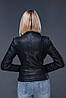 Жіноча куртка косуха з екошкіри, фото 4