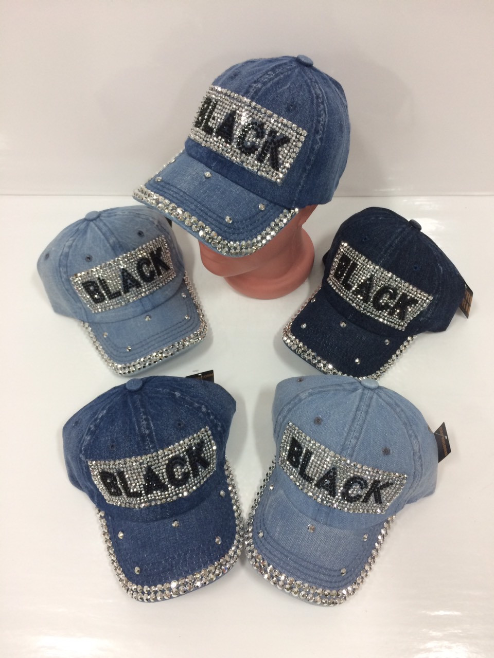 Дитячі бейсболки Black для дівчаток оптом, р.55, Китай